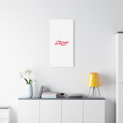 Lift Run Repeat Gym Motivation Canvas Wall Art