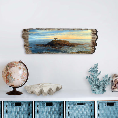 Ocean View Wood Wall Art - Coastal Seascape Decor