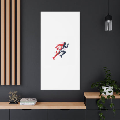 Stay Strong Runner Gym Canvas Wall Art