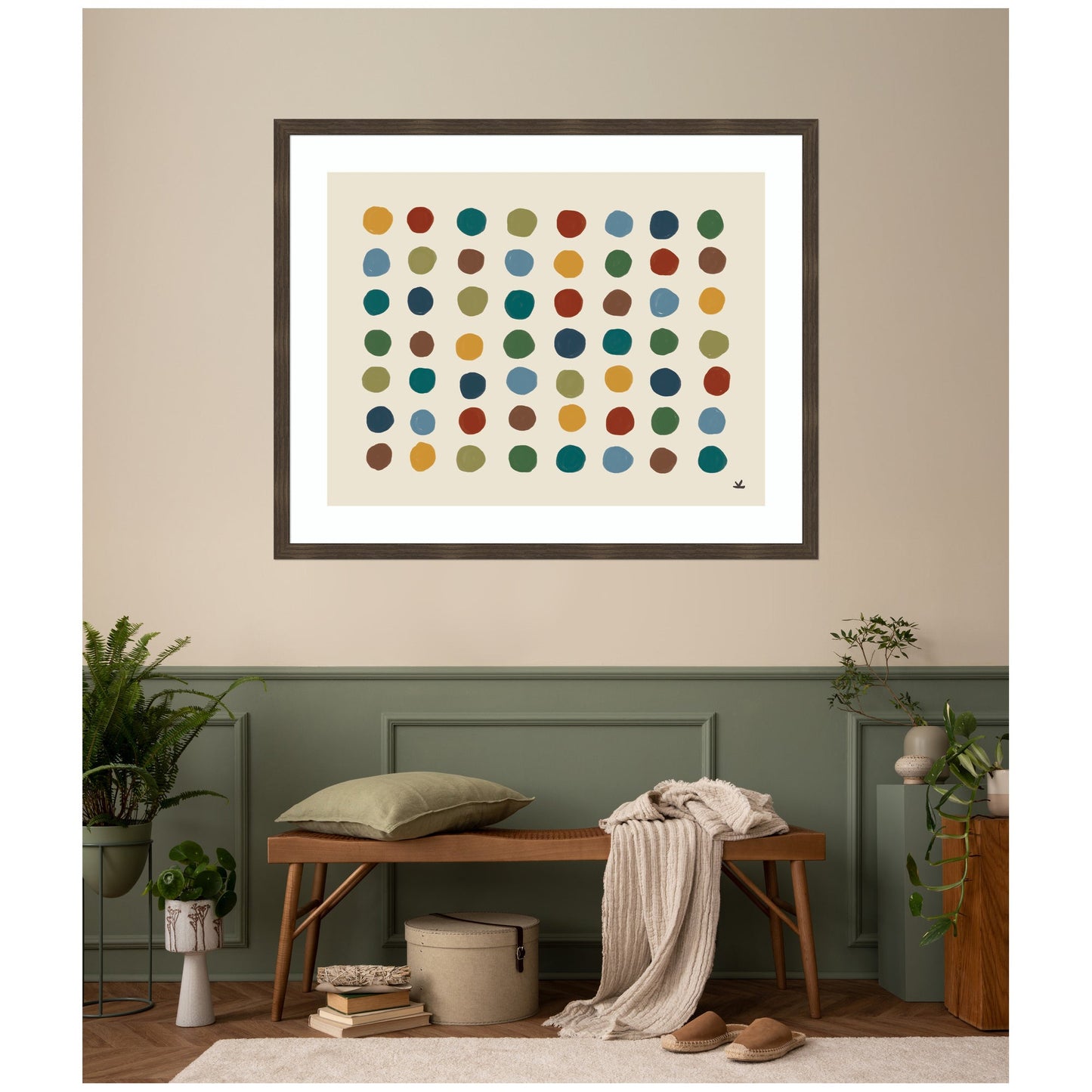 Meditation No. 3b by Kelly Knaga Framed Wall Art Print