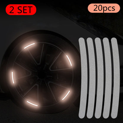 NightGuard Reflective Wheel Decals: Safety in Every Turn