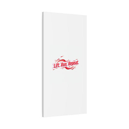 Lift Run Repeat Gym Motivation Canvas Wall Art