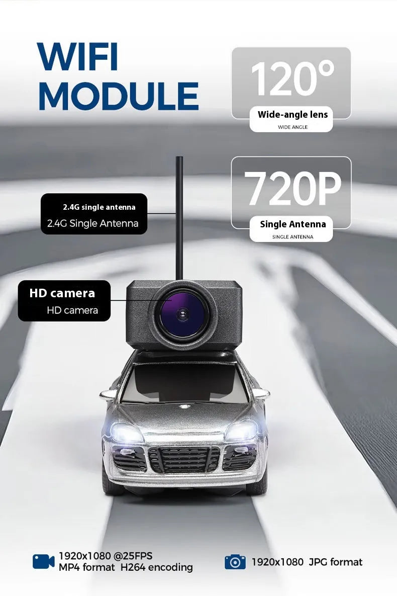 Mini FPV RC Car With WiFi Camera - 1:64 Scale