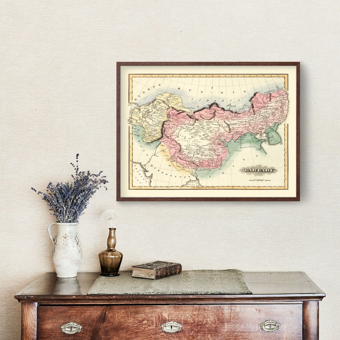 Vintage Map of China, 1823 - Edition II