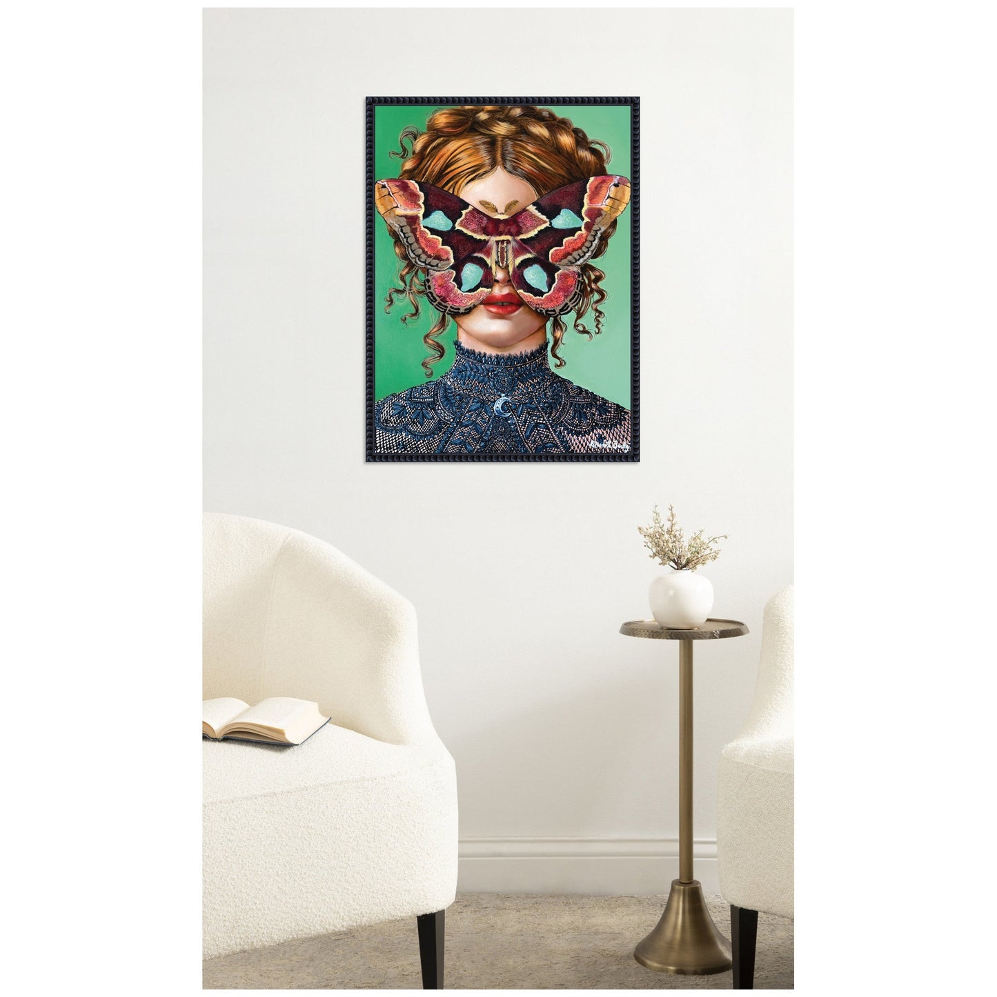 Forest Witch Framed Canvas Wall Art Print