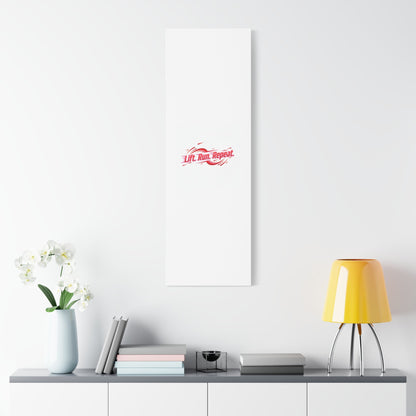 Lift Run Repeat Gym Motivation Canvas Wall Art