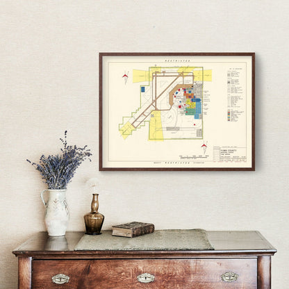 Vintage Map of Yuma County Municipal Airport, 1952