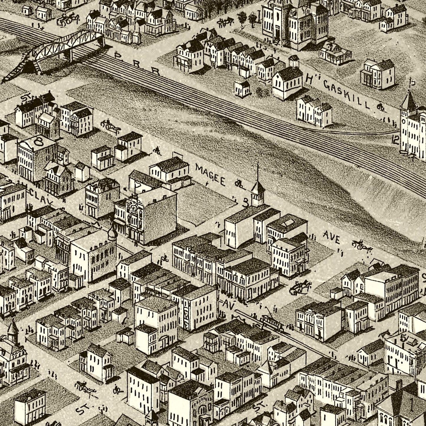Vintage Map of Jeannette, Westmoreland County, Pennsylvania, 1897
