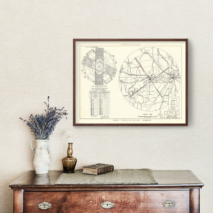 Vintage Map of Craig Air Force Base Vicinity, Alabama 1950
