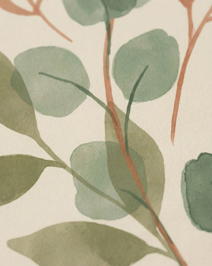 Sage Botanica Boho Botanical Print