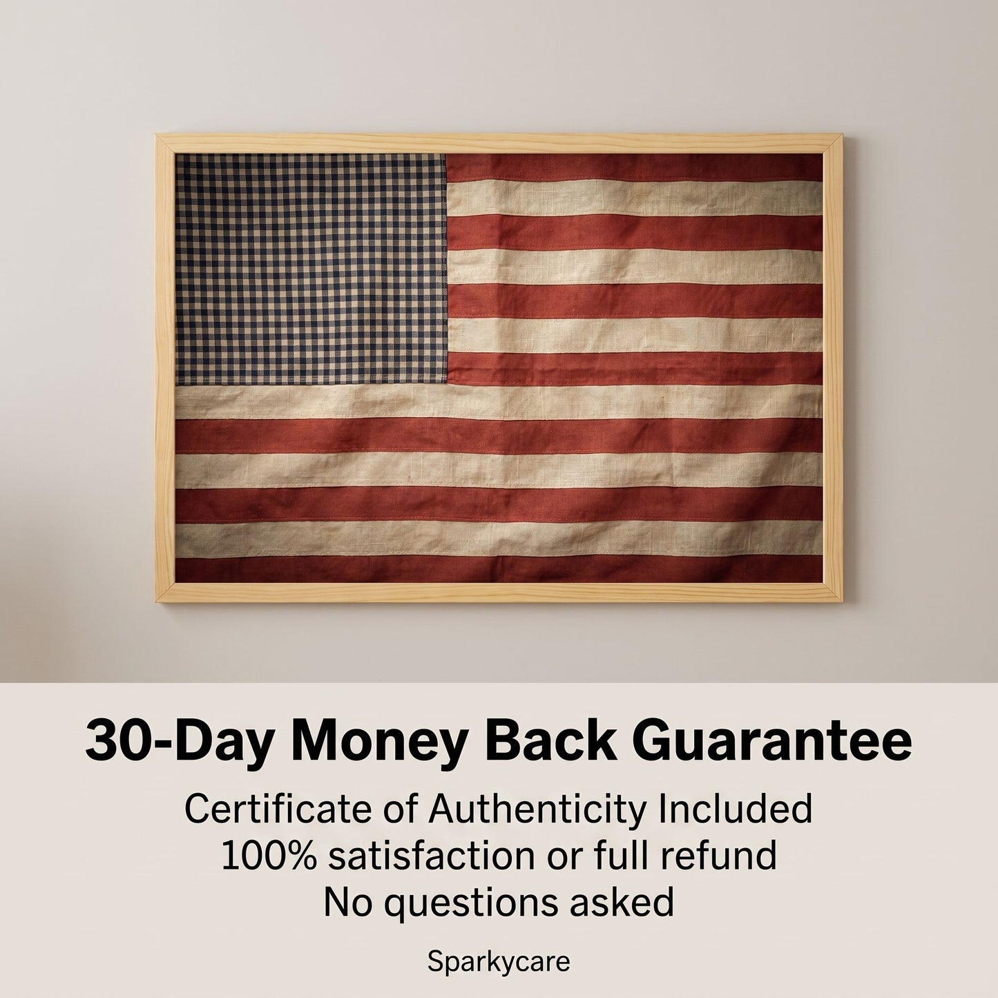 Vintage American Flag Wall Art