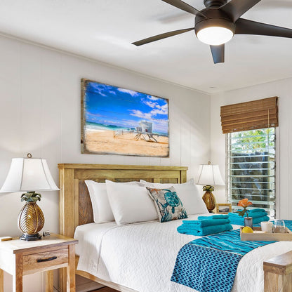 Beach Lifeguard Tower Wood Wall Art - Coastal Decor