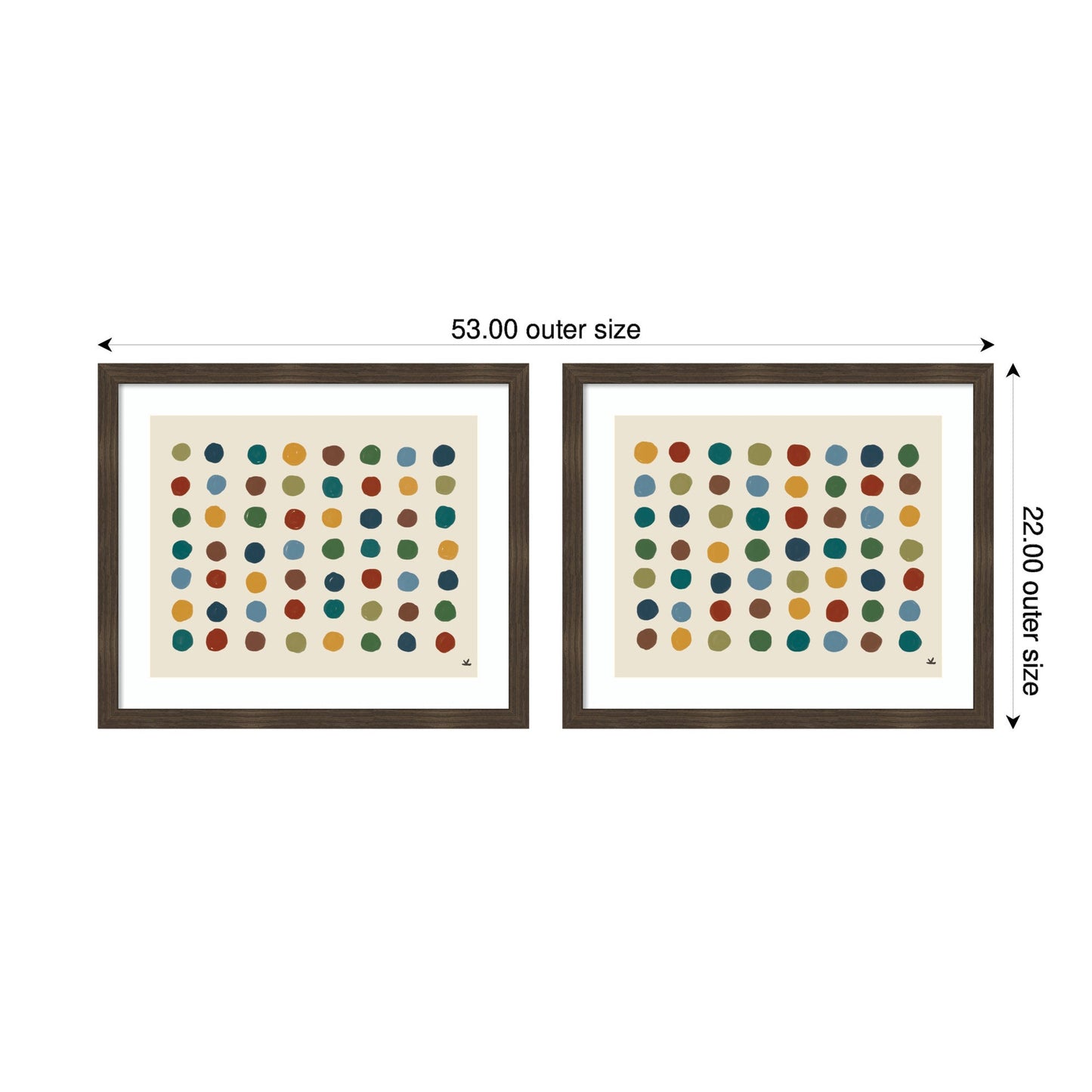 Meditation No. 3 2 Piece Framed Wall Art Print Set by Kelly Knaga