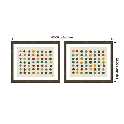 Meditation No. 3 2 Piece Framed Wall Art Print Set by Kelly Knaga