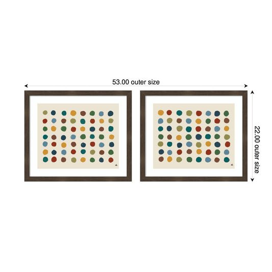 Meditation No. 3 2 Piece Framed Wall Art Print Set by Kelly Knaga