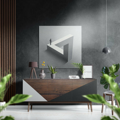 Loop metal wall art