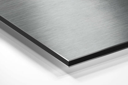 Hand Behind Frosted Glass Aluminum Wall Art