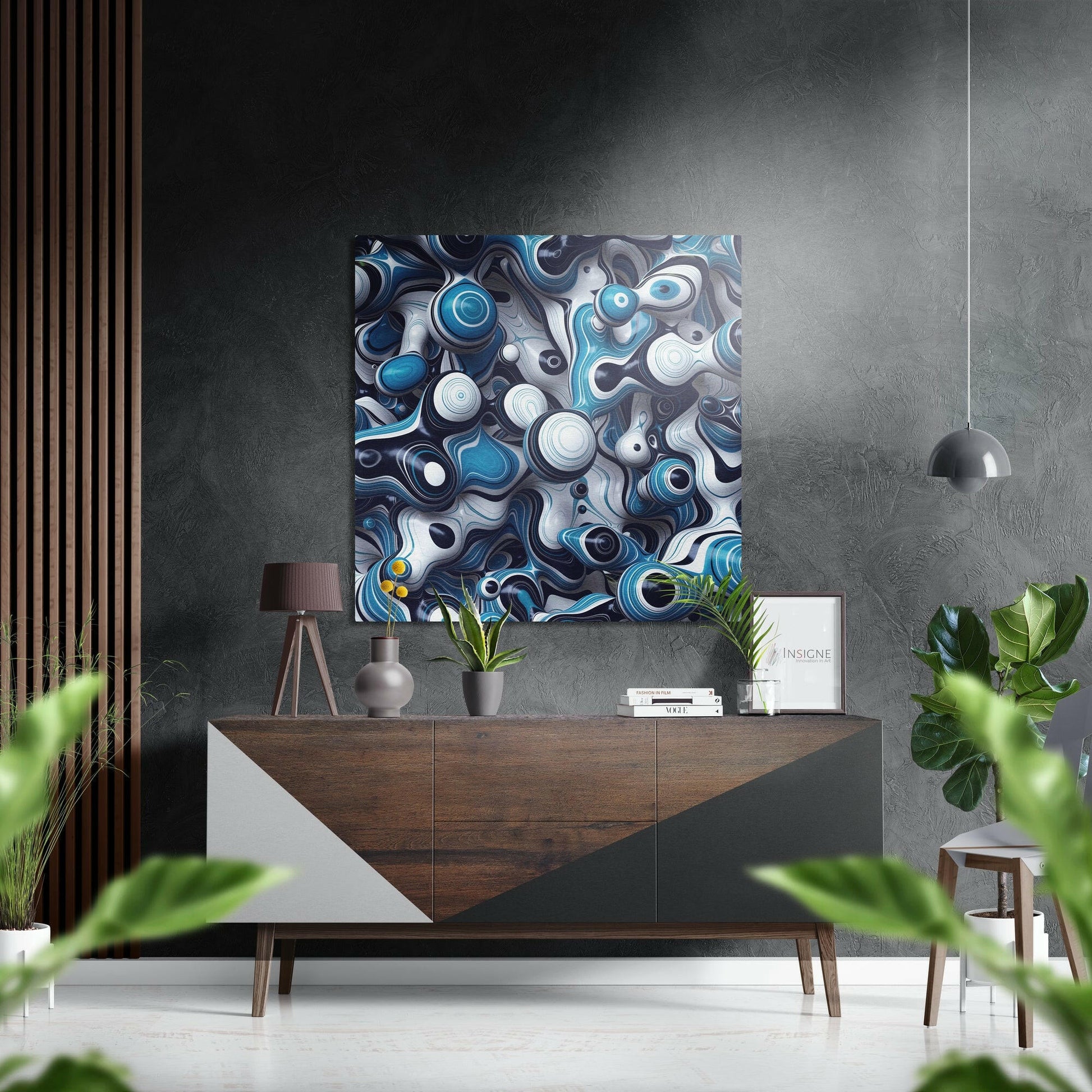 Evil Eyes metal wall art print