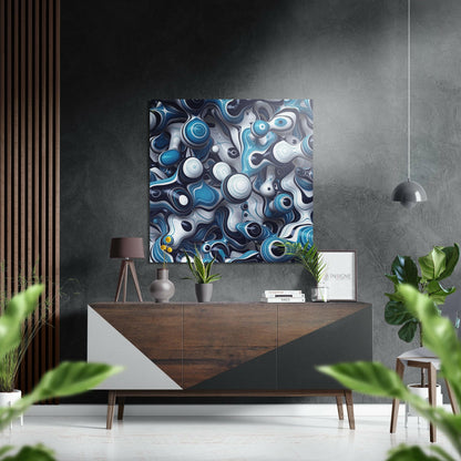 Evil Eyes metal wall art print