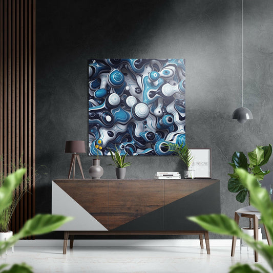Evil Eyes metal wall art print