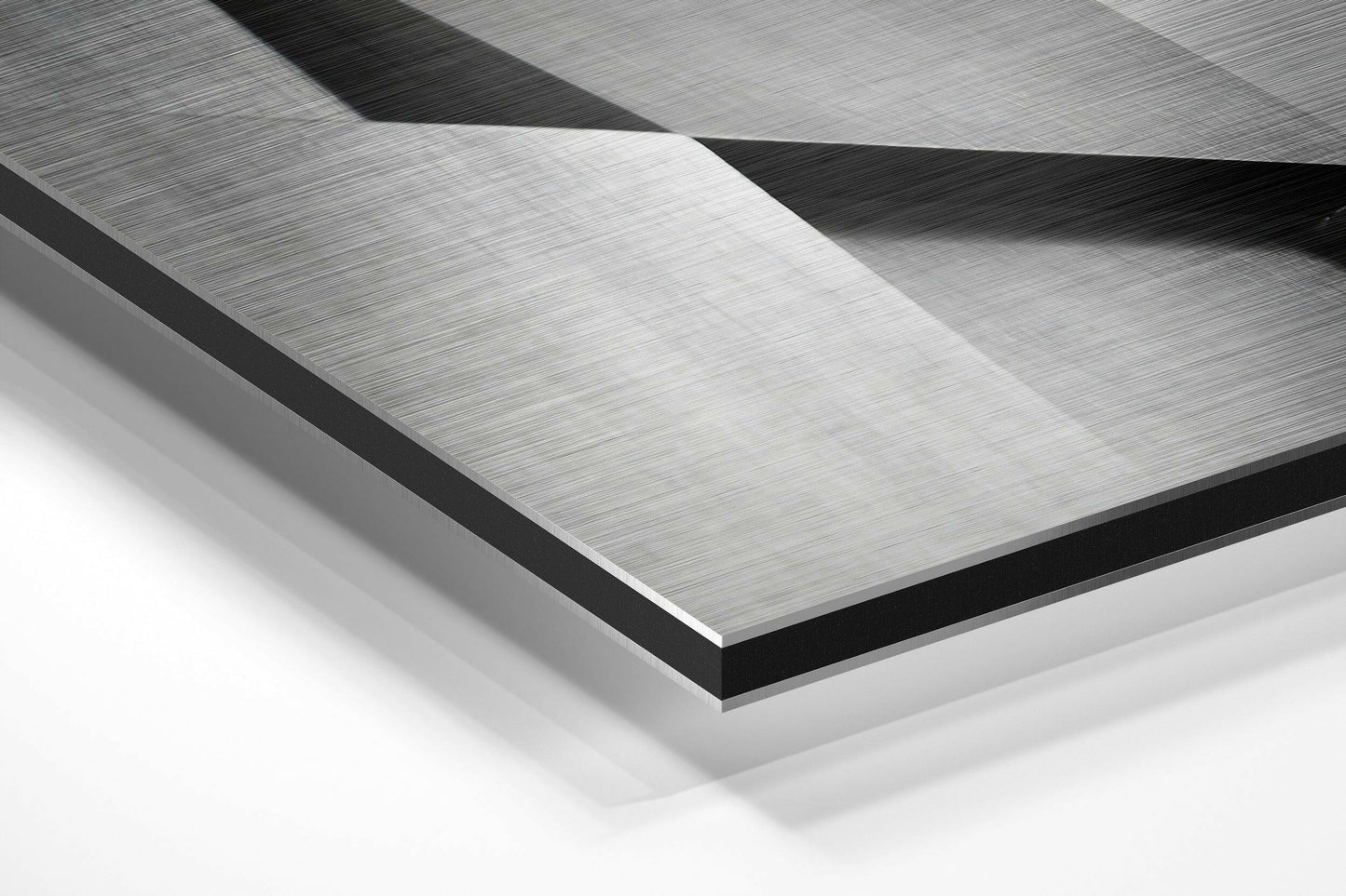 Geometric Buildings Metal Wall Art