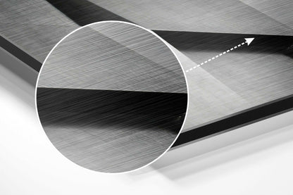 Geometric Buildings Metal Wall Art