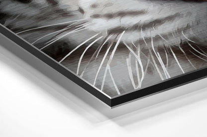 White Tiger Metal Wall Art