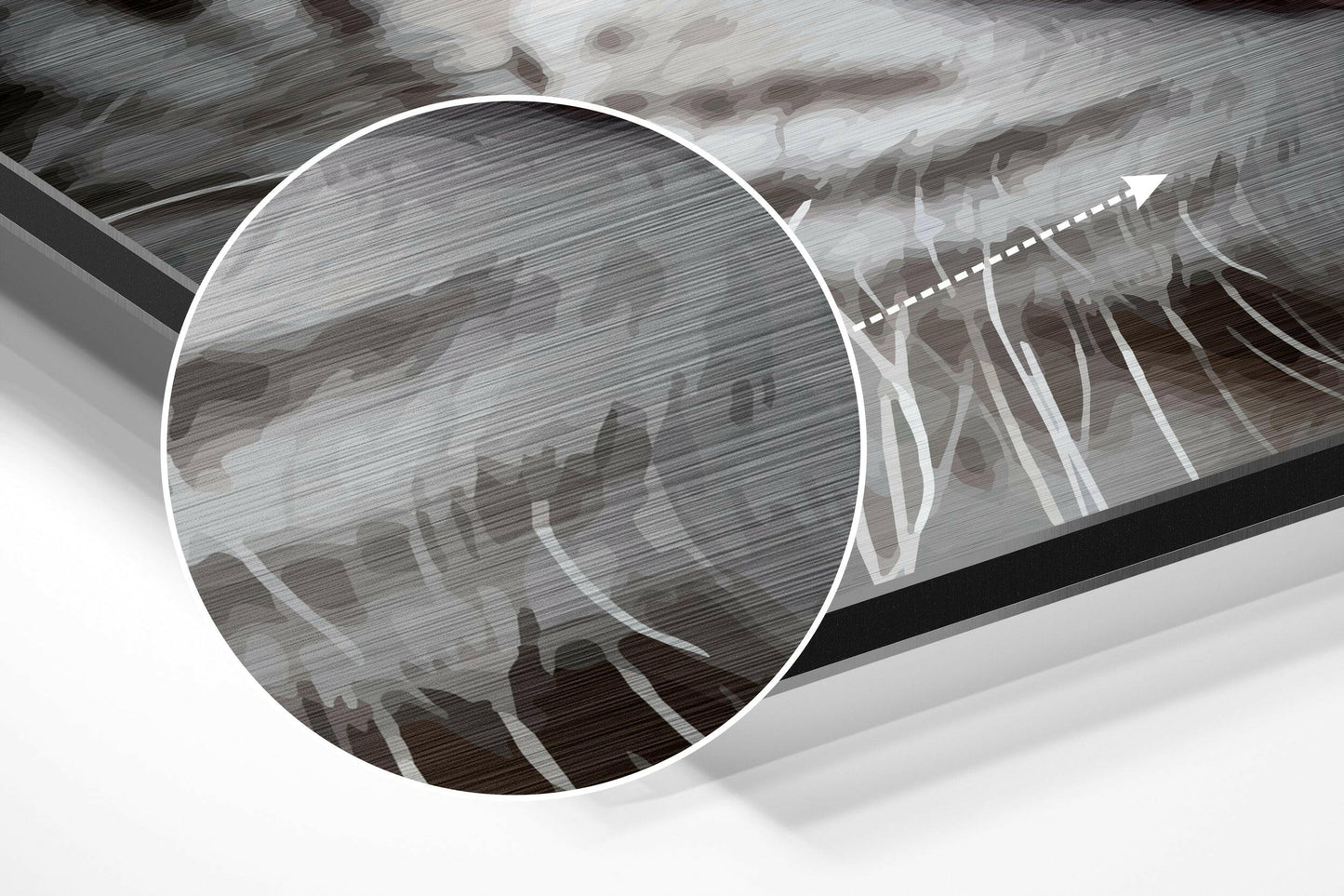 White Tiger Metal Wall Art