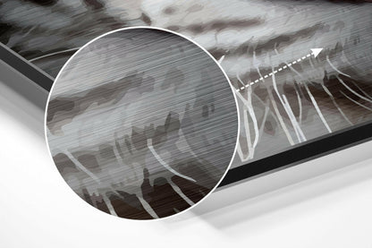 White Tiger Metal Wall Art
