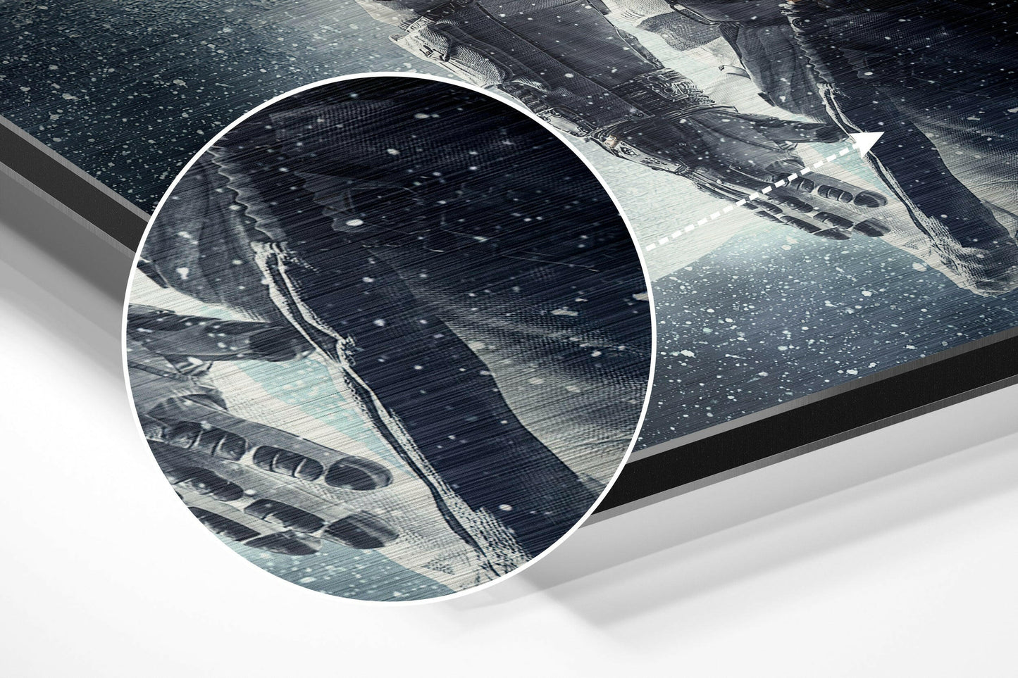 Astronaut Sunburst Planet Metal Wall Art