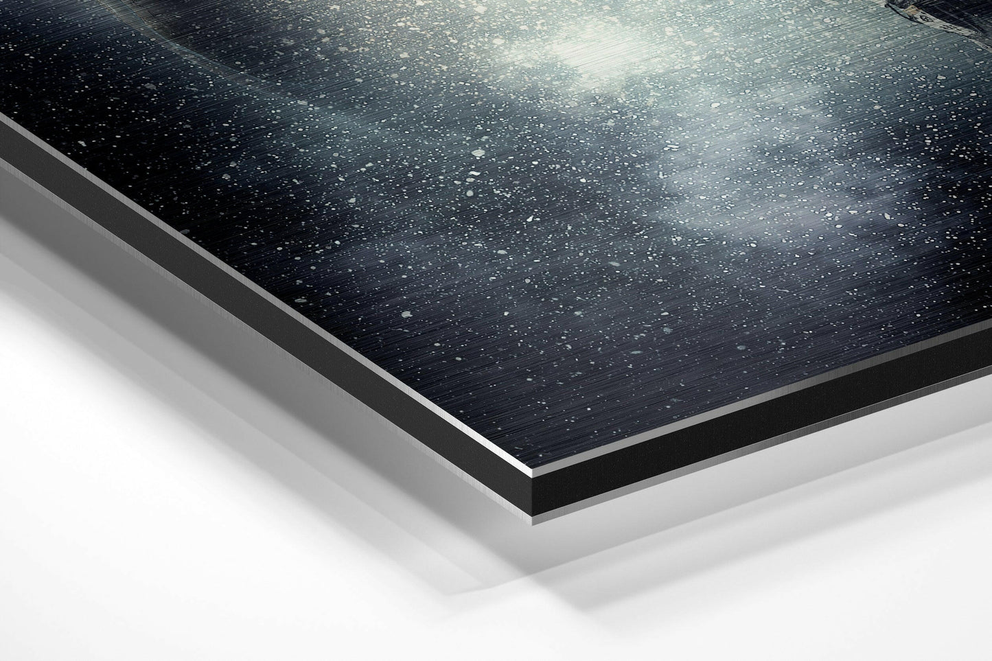 Astronaut Eclipsed Planet Metal Wall Art