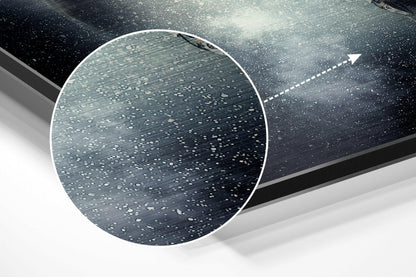 Astronaut Eclipsed Planet Metal Wall Art