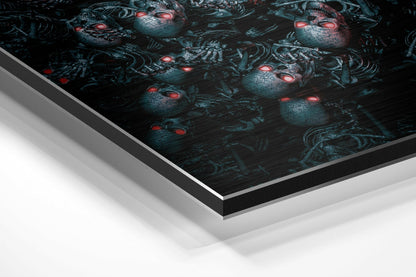 Android Cemetery Metal Wall Art