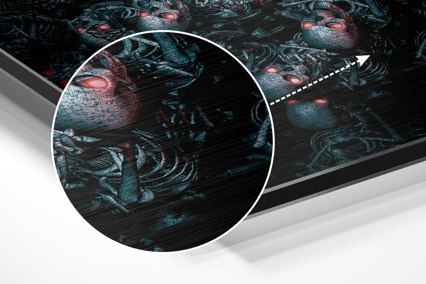 Android Cemetery Metal Wall Art