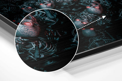 Android Cemetery Metal Wall Art