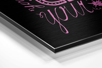 Change Your Thoughts Metal Wall Art