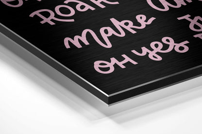 Motivation Metal Wall Art