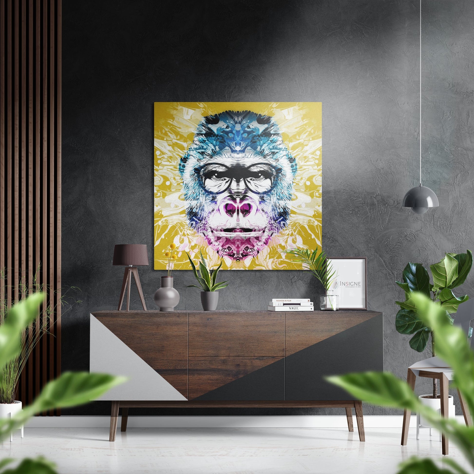 Monkey metal wall art