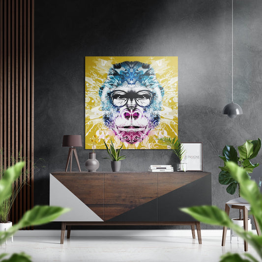 Monkey metal wall art