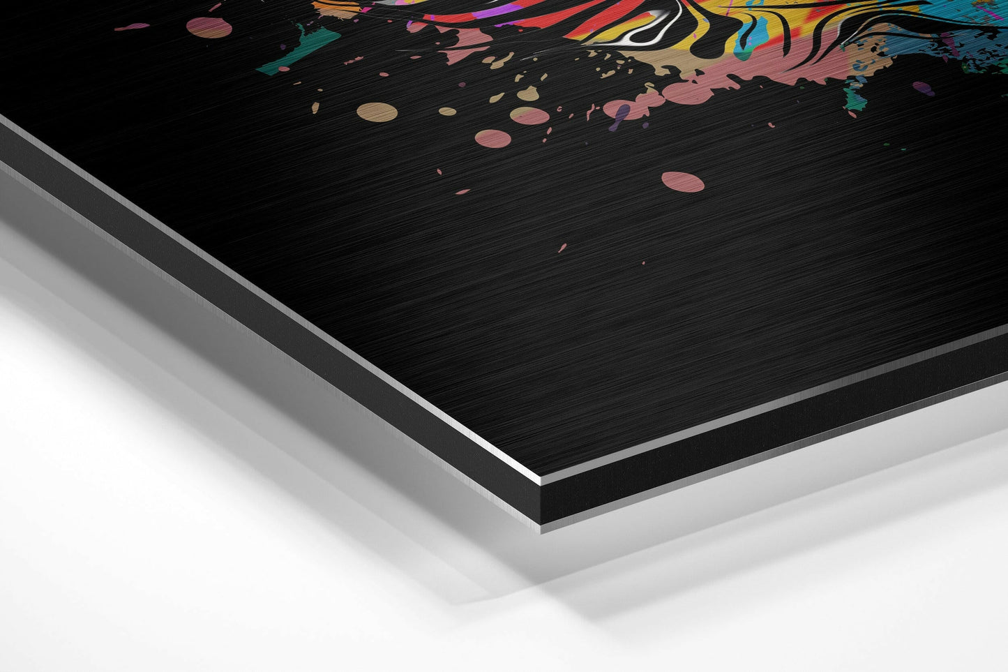 Cat Brushed Aluminum Dibond Wall Art