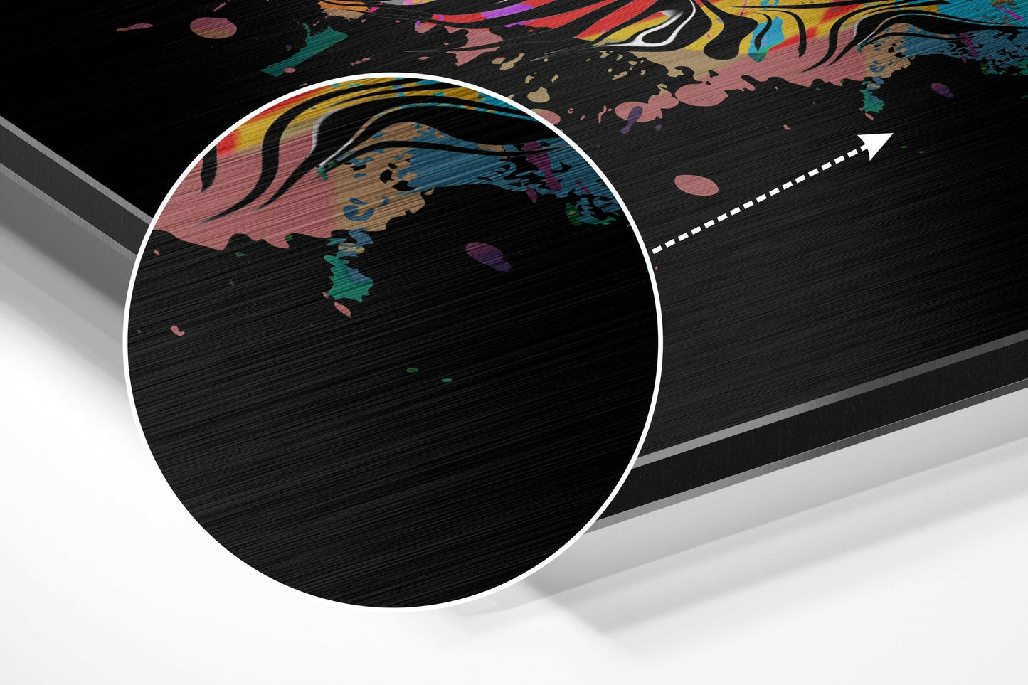 Cat Brushed Aluminum Dibond Wall Art