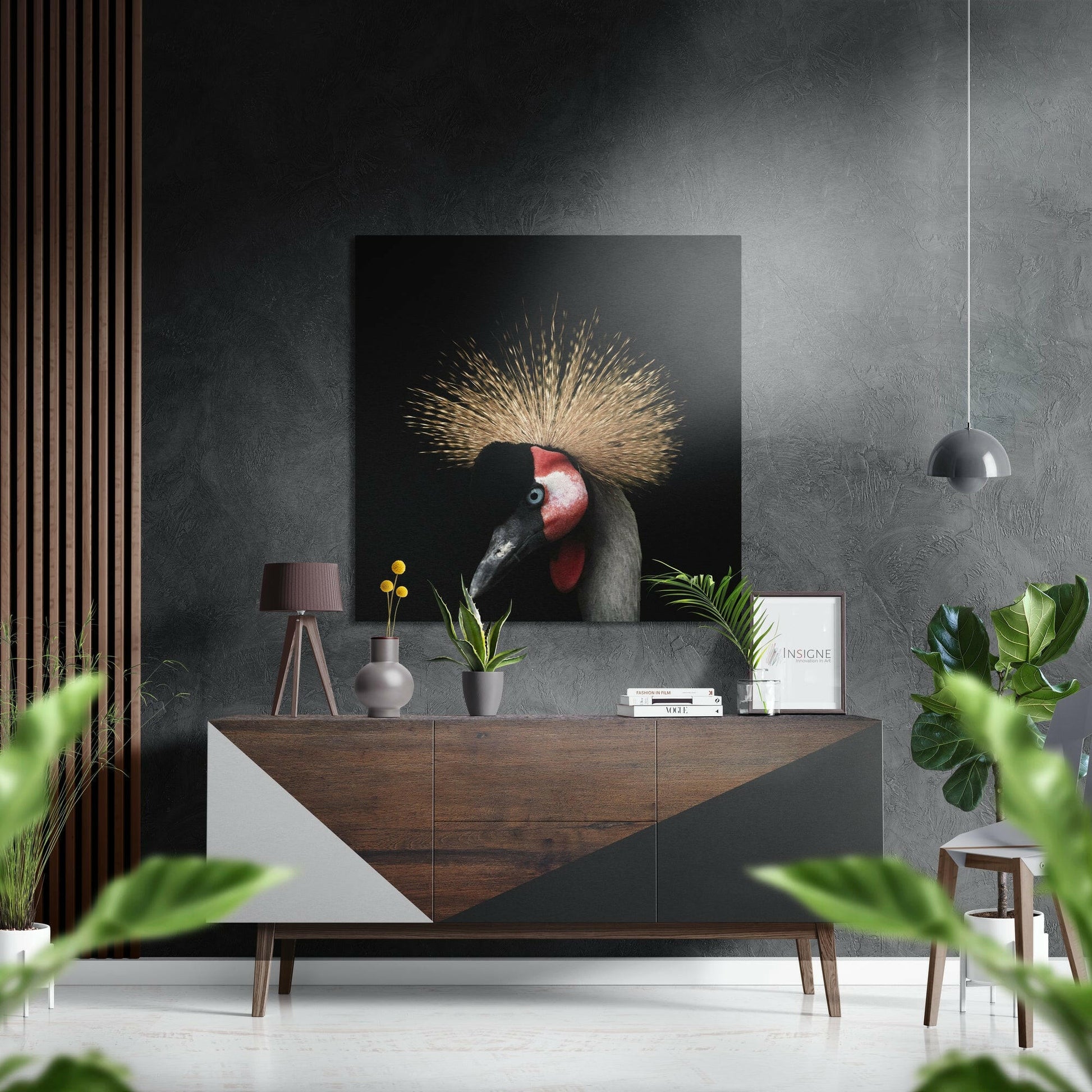 Peacock metal wall art