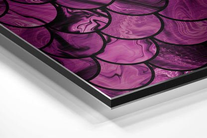 Pink Drops Metal Wall Art
