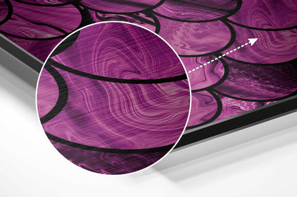 Pink Drops Metal Wall Art