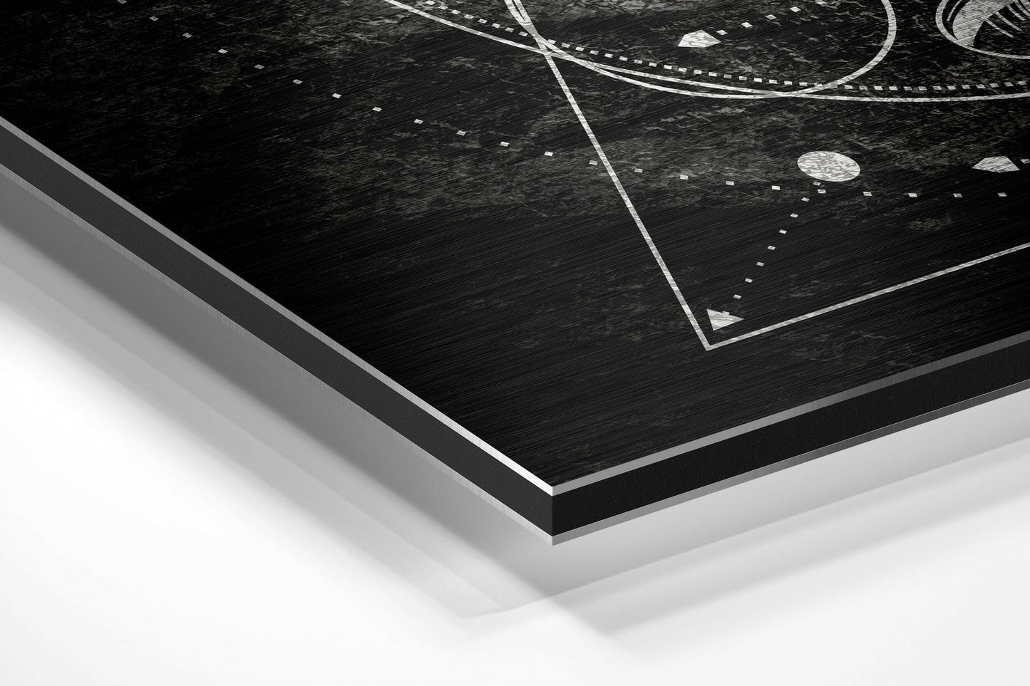 Lines of Space Metal Wall Art