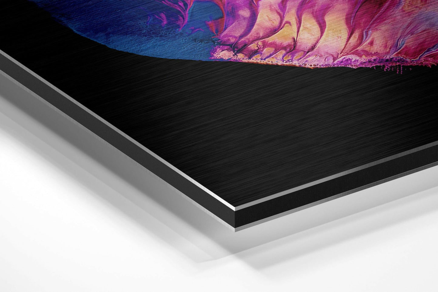Color Cascade Metal Wall Art