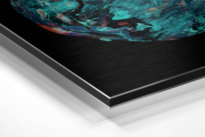 Dance of Green Metal Wall Art