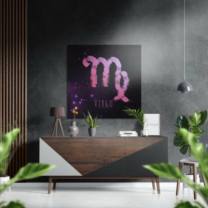 Virgo zodiac aluminum dibond wall art
