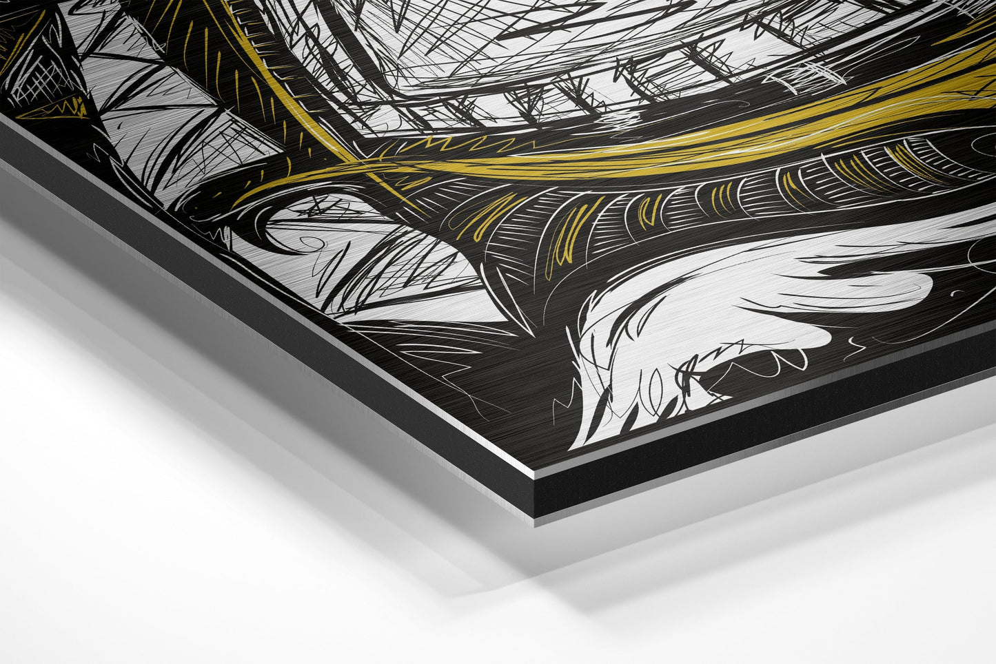 Mystic Anime Eye Metal Wall Art