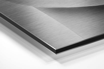 Silver Metallic Lips Metal Wall Art